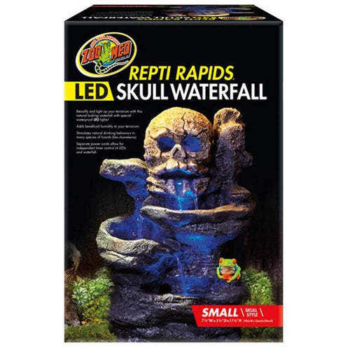 REPTI RAPIDS LED SKULL WATERFALL