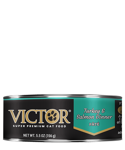 Victor Turkey and Salmon Dinner Pâté for Cat (5.5 oZ)